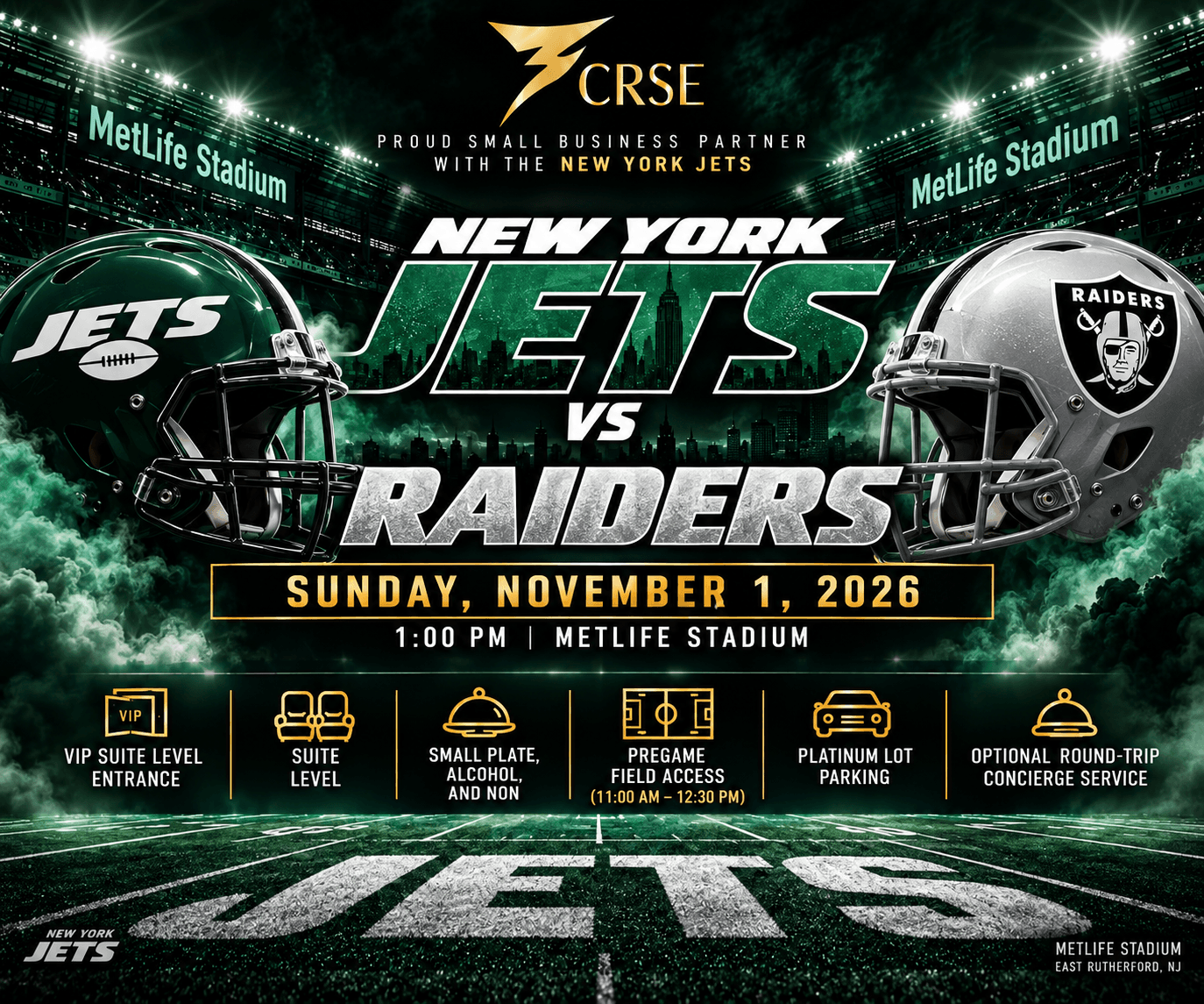 NYJETS vs RAIDERS (Home Game 4)