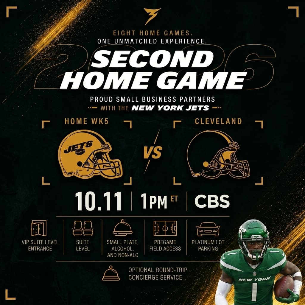 Jets vs Cleveland Browns — Week 5 Skybox Package